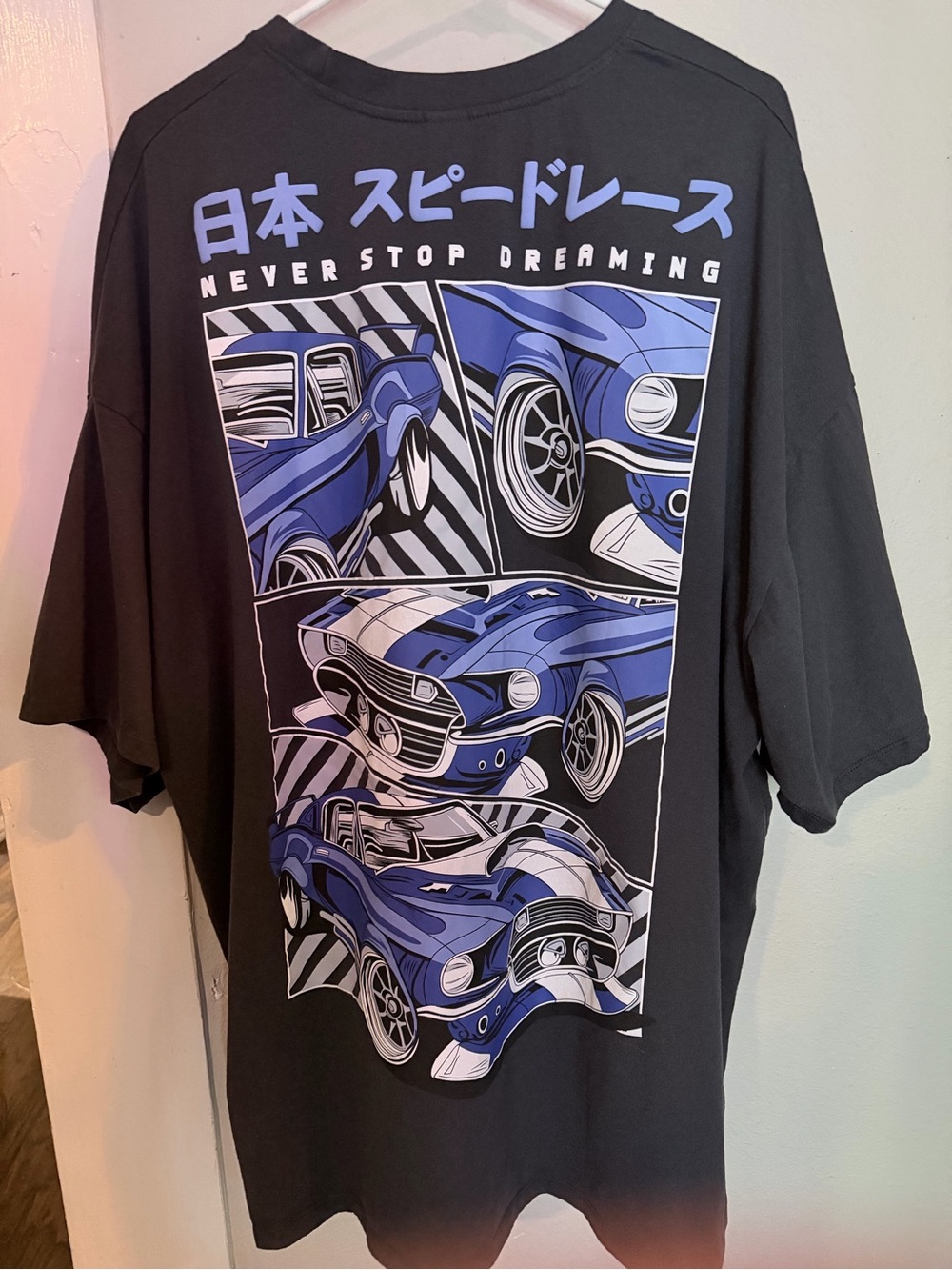 Rebellious Culture Muscle Car Racing Gray t-Shirt Men 4XL